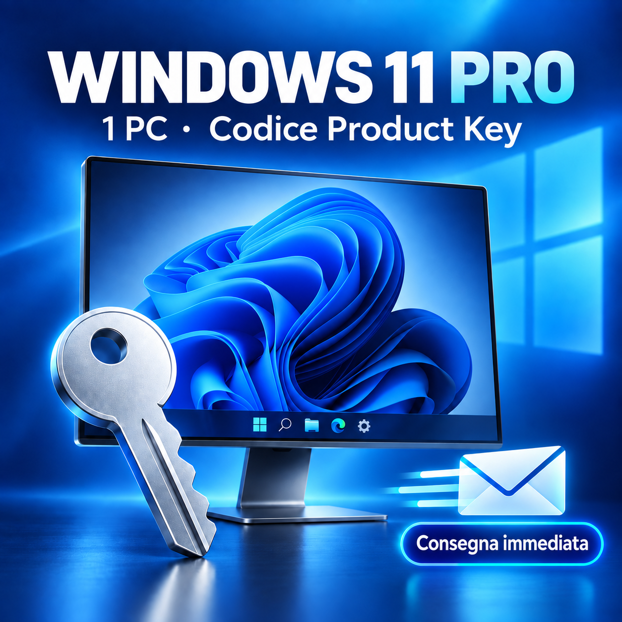 Codice Product Key di Windows 11 Pro per 1 PC